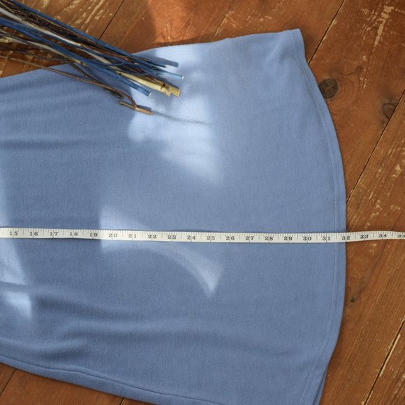 Blue mock neck dress - Picture 5 of 8